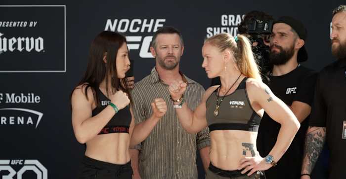 Alexa Grasso Valentina Shevchenko Noche UFC